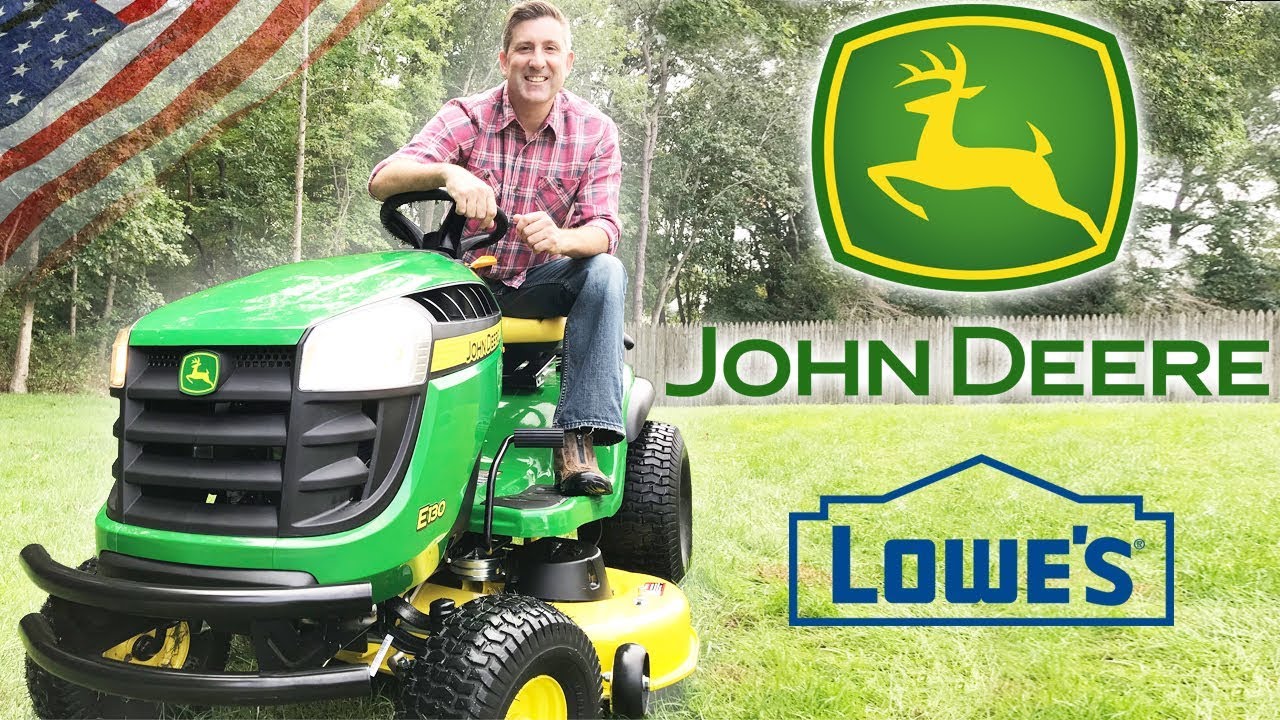 Best Riding Lawn Mower 2019 John Deere E130 Review Youtube