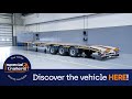 MAX Trailer - MAX200 flatbed trailer with 3 axles &amp; 13,5m loading platform length