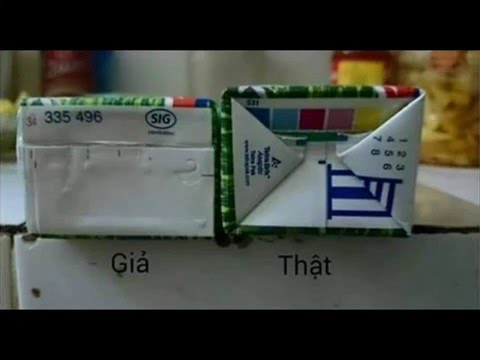 Video Phân biệt sữa giả - youtube