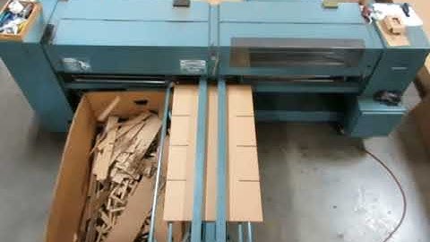 Computerized Boxmaker at Reid Packaging