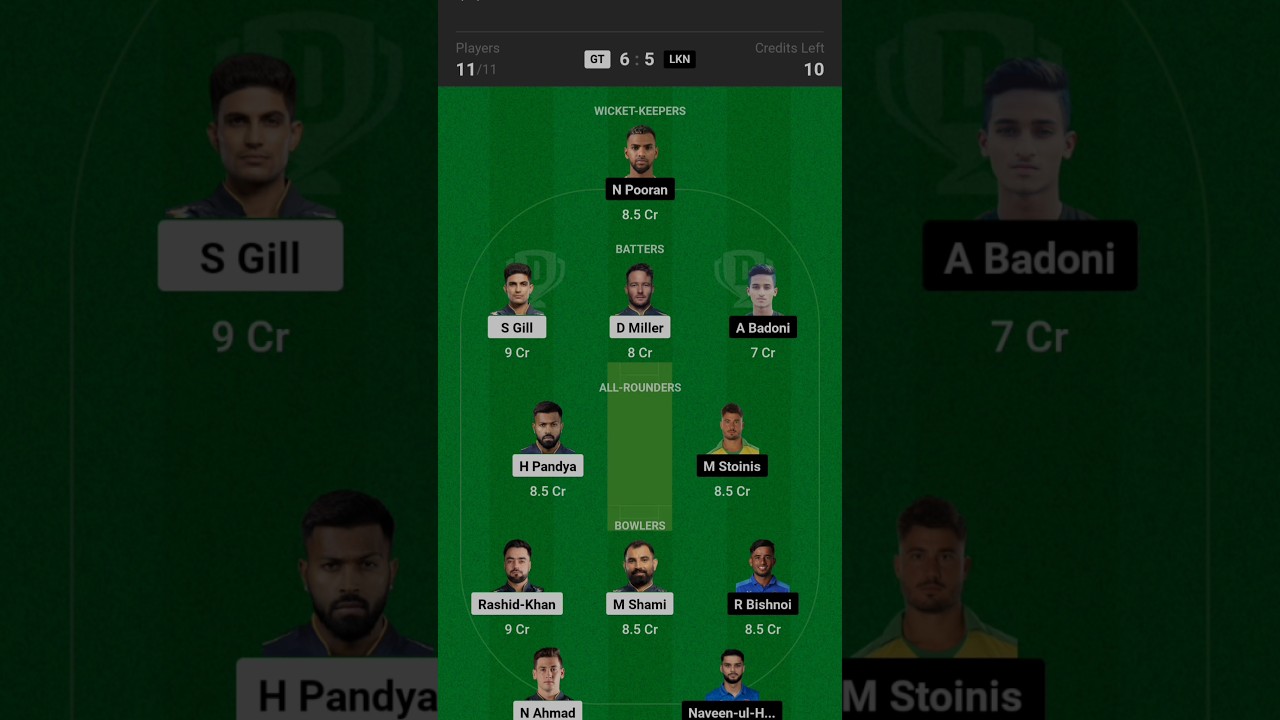 GT VS LSG | CSK VS LKN DREAM 11 PREDICTION | TODAY GT vs LKN DREAM 11 TEAMS 