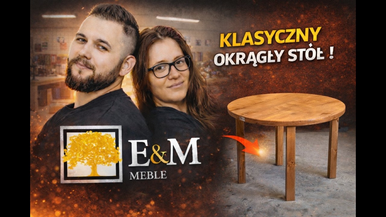 Tak powstaje klasyczny okrągły STÓŁ DĘBOWY | woodworking