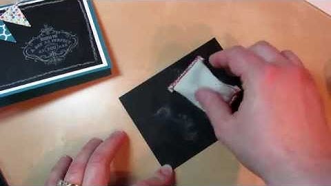 Chalkboard Technique Tutorial with Stampin