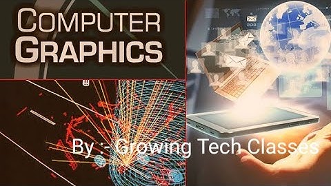Introduction of Computer Graphics (computer graphics, Lec-1).