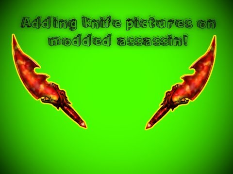 Roblox How To Add Pictures To Modded Assassin Knifes - roblox how to add custom textures into modded assassin