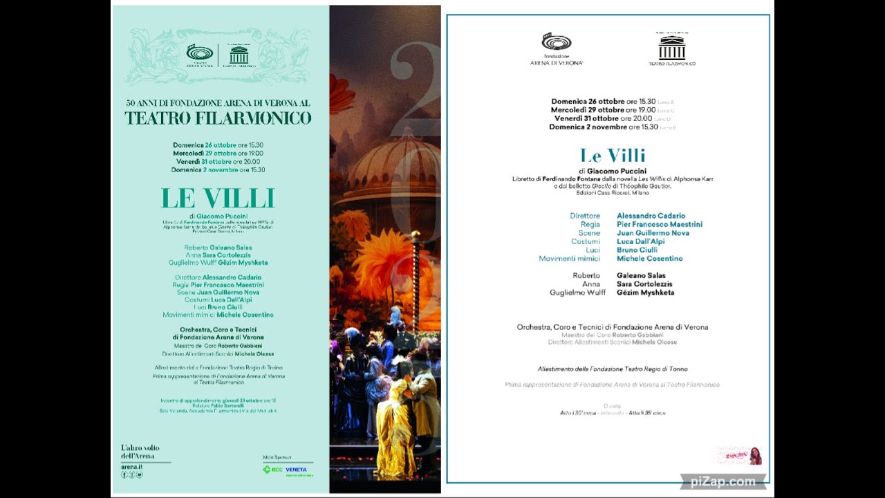 operaclassica: video highlights le villi al teatro filarmonico di Verona, 26/10/25