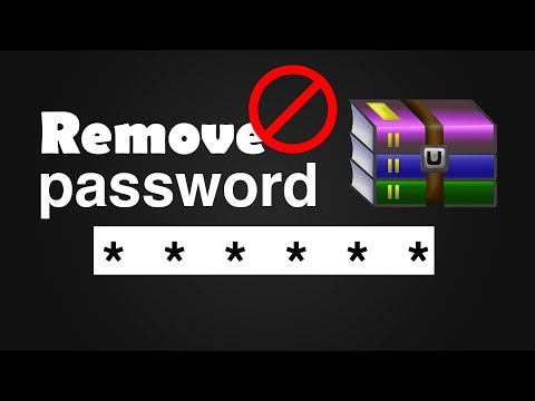 How to Remove Password from ZIP, RAR Archives | Winrar |