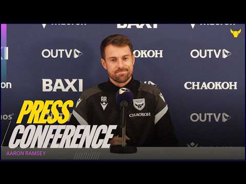 Aaron Ramsey Speaks to Press Ahead of Our Home Fixture Against Cambridge United | Press Conference