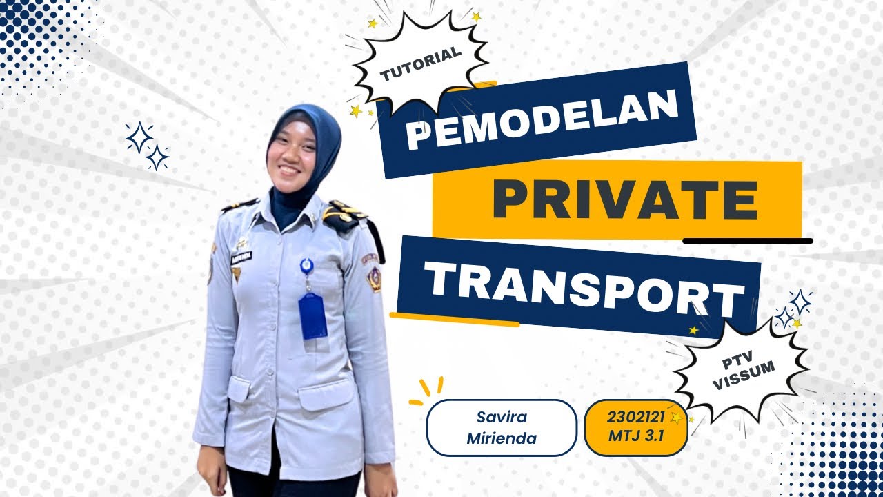 Tutorial Pemodelan Private Transport apk PTV Vissum - YouTube