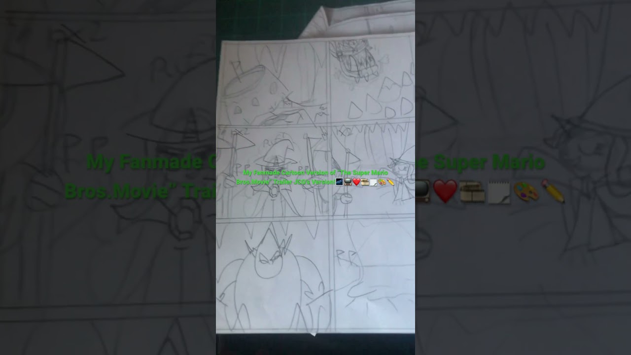 JCG&rsquo;s Fanmade Cartoon Version of &ldquo;The Super Mario Bros.Movie&rdquo; Trailer (Sneak Peek!)🌌📺✏️🗒🎞🎨❤️