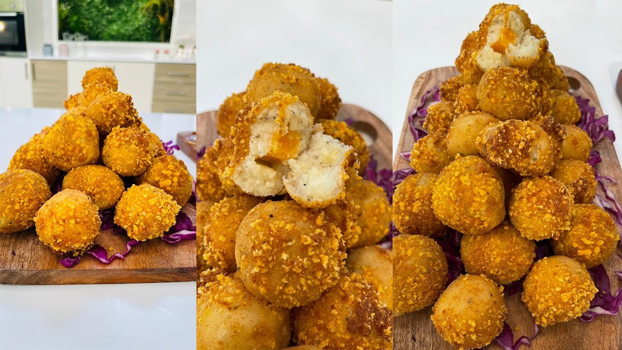 طريقة عمل كرات البطاطس بالجبنة | سنة أولى طبخ مع الشيف سارة عبد السلام