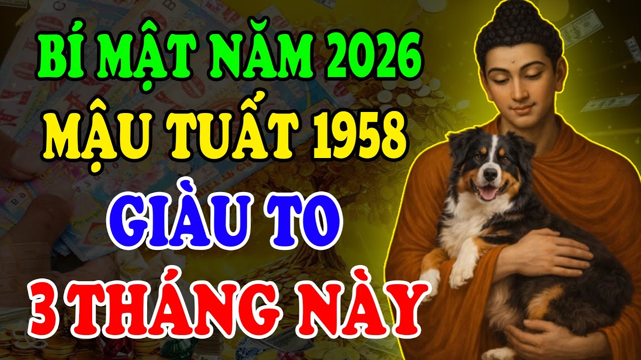 Trời Phật Gọi Tên 4 THÁNG VÀNG PHÁT TÀI 2026 Cho Tuổi MẬU TUẤT 1958 LÀM ĐÂU THẮNG ĐÓ Tiền Về Dồn Dập