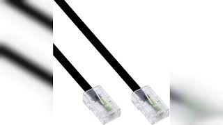 Rezension: InLine 68819 ISDN Anschlußkabel, RJ45 Stecker/Stecker (8P4C), 20m