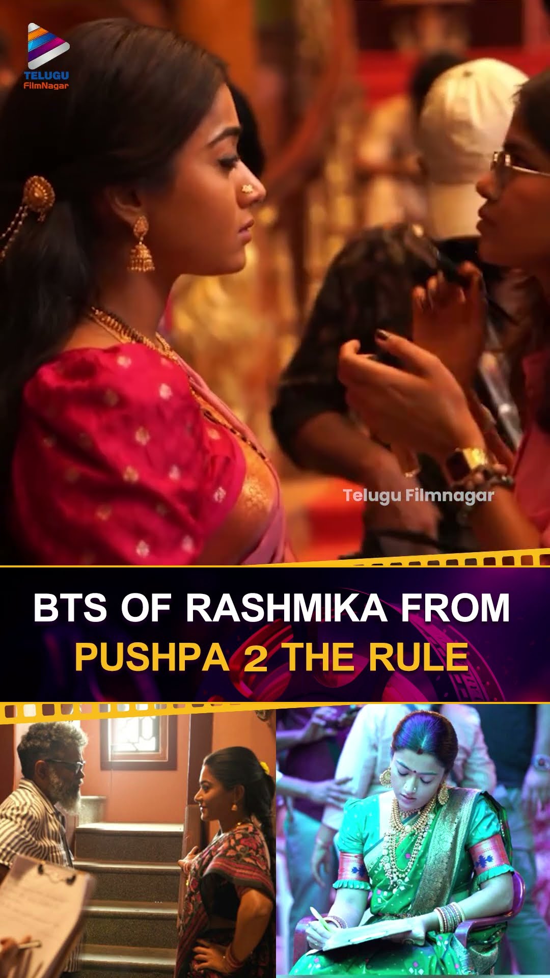 #RashmikaMandanna BTS From #Pushpa2TheRule ? | #AlluArjun | #Sukumar | #Shorts | #YTShorts | TFN