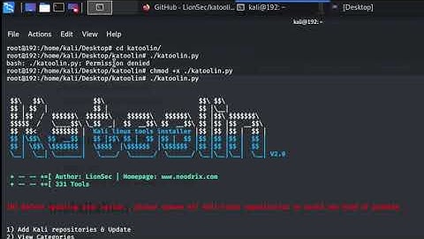 katoolin : Automatically install all Kali linux tools without any error 2020