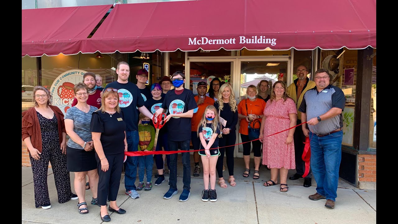 Kickback Café Ribbon Cutting 9162021 YouTube