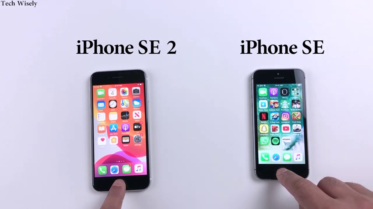 iPhone SE 2 vs iPhone SE Speed Test Comparison
