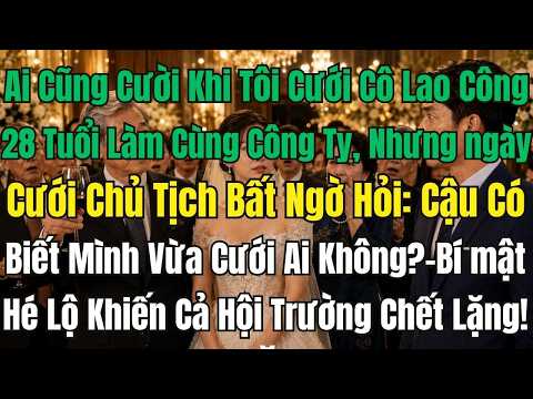 Ai Cũng Cười Khi Tôi Cưới Cô Lao Công 28 Tuổi Làm Cùng Công Ty, Nhưng Ngày Cưới Chủ Tịch Bất Ngờ..