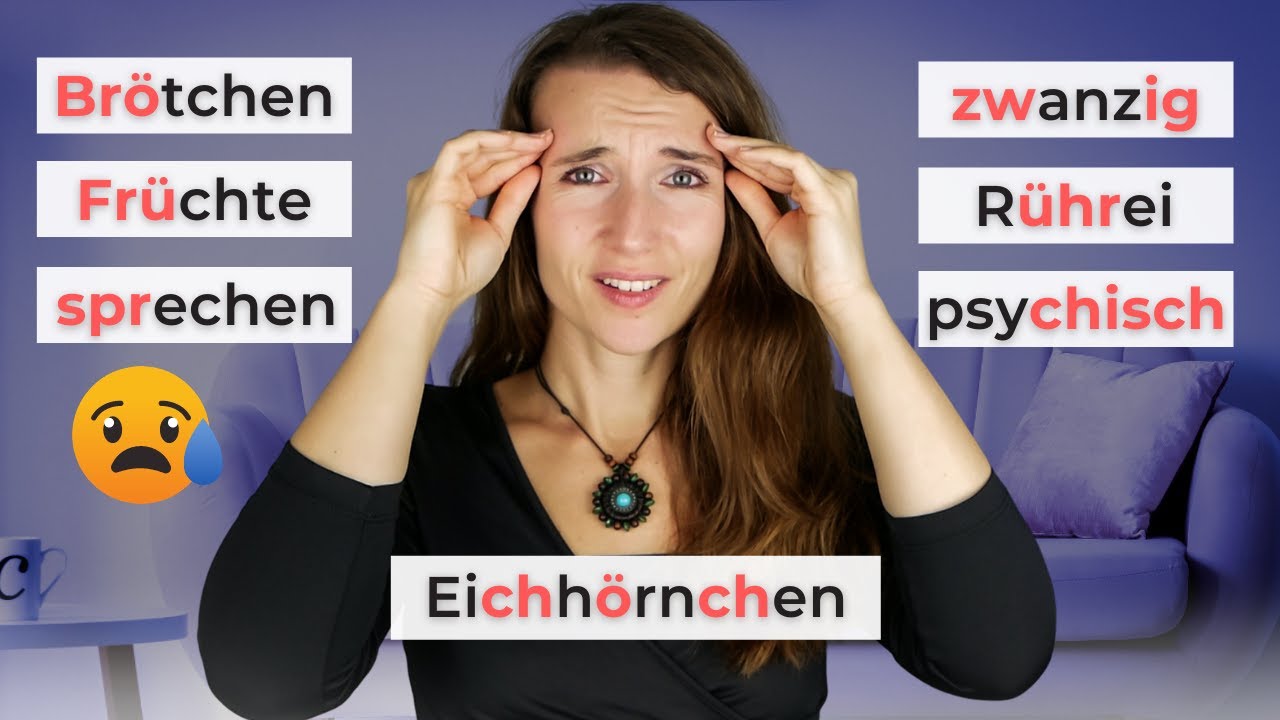Die 11 SCHWIERIGSTEN deutschen Wörter (Aussprache) The 11 HARDEST