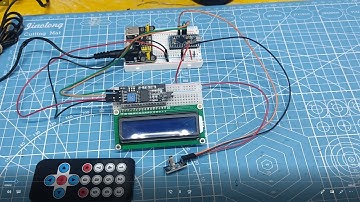 63 Arduino Pro Micro mando infrarrojos con muestra en LCD