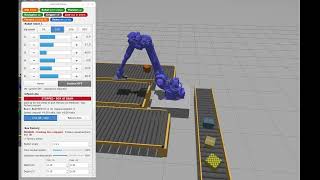 Autonomous Pick and Place in Simulation | Yaskawa GP70L, ROS 2 and NVIDIA cuMotion