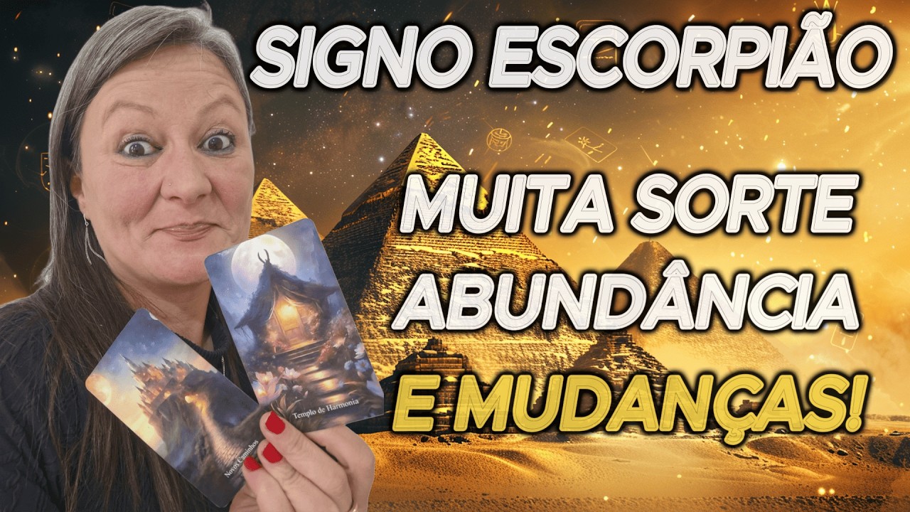♏ ESCORPIÃO – 🙏 FINAL DE UM CICLO CANSATIVO! 💰 ENTRANDO EM UMA FONTE DE ABUNDÂNCIA! 😱