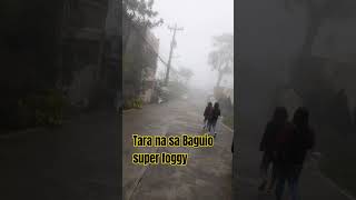 Super foggy sa Baguio. maulan kc pero super ngenjoy sa weather. 😀