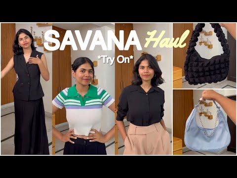 My First SAVANA Try-on Haul ❤️ | #URturns5 Sale LIVE NOW | FLAT 50% off! #haul #urbanic #ootd