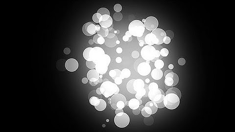 particle bokeh with glow - free HD overlay