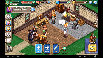 Shop Heroes android game first look gameplay español