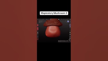 Mushroom is coming along! #3dmodel #digitalart #art #blender #maplestory #videogames