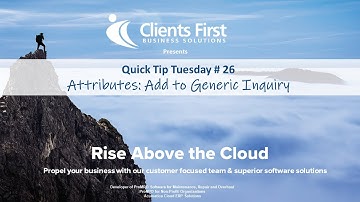 Acumatica Cloud ERP Tip 26: Attributes Add to Generic Inquiry
