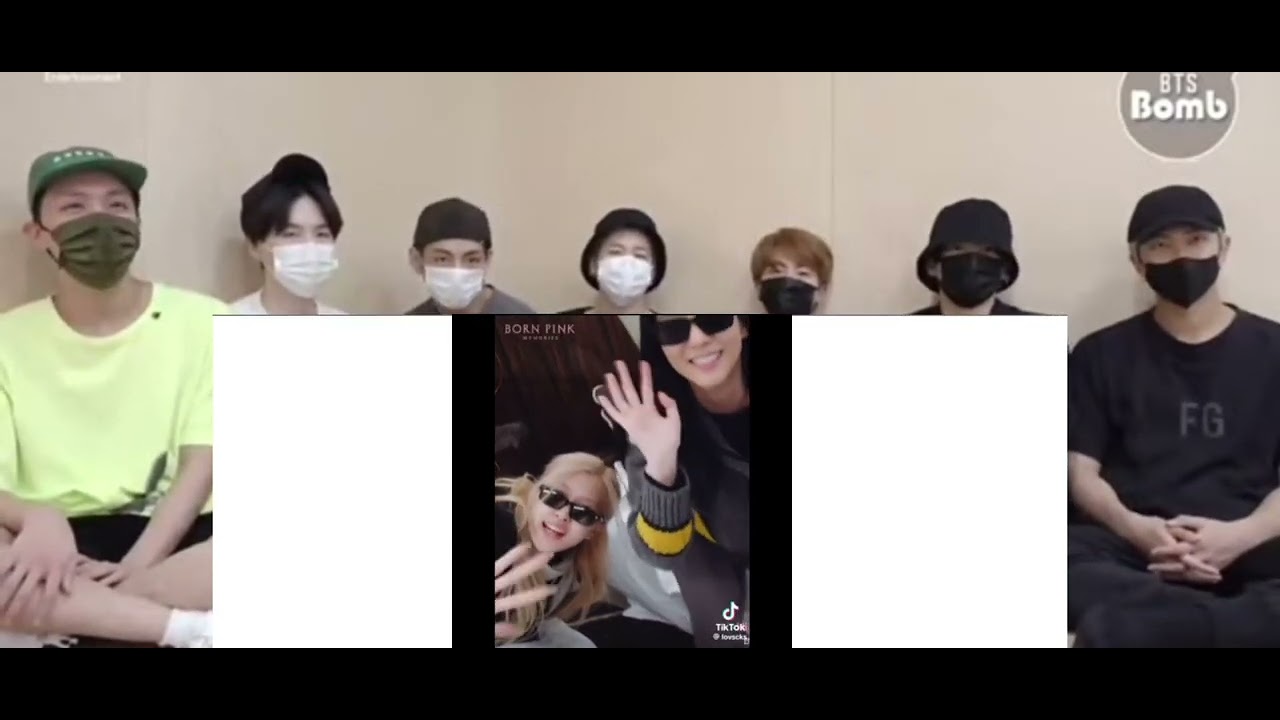 bts reaction to Jennie moments I found on Tiktok (fake reaction)