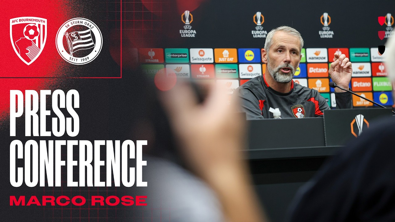 Marco Rose and Adam Smith preview AFC Bournemouth's first European home fixture | Press Conference