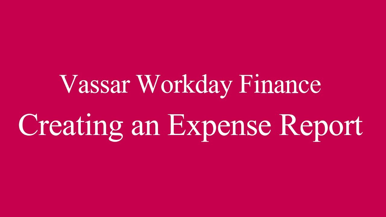 how to prepare an expense report