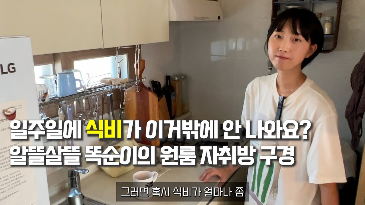 안 보면 후회하는 똑순이의 알뜰살뜰 원룸 자취방 구경 | 은평 월세 7평 원룸