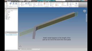 Bend Part in Autodesk Inventor