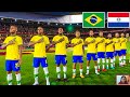 PES - Brazil vs Paraguay - FIFA World Cup 2022 Qatar Qualification - South America - Gameplay PC