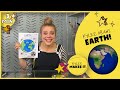 How to Draw Earth! | Kylee Draws the Planet Earth - Easy Drawing Planets Video for Kids - Earth Day!