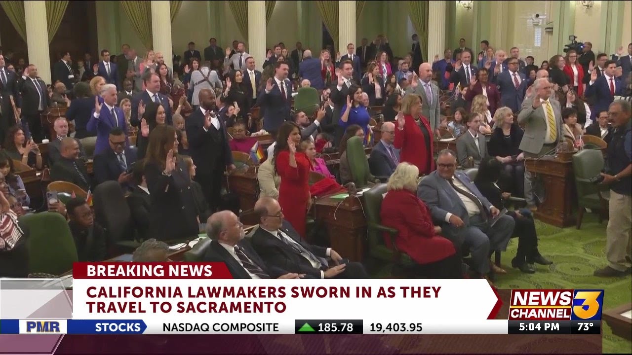 CA lawmakers return to state capitol - YouTube