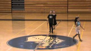 Maren and Casey Military Strut