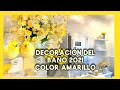 DECORACIÓN DEL BAÑO🌼 COLOR AMARILLO 2021 💛