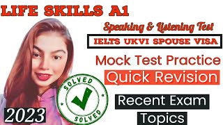 IELTS A1 Life Skills Speaking & Listening Test Quick Revision Important Exam Topics 2023 screenshot 5
