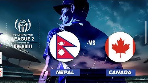 Nepal vs Canada | Highlights | ICC Men's CWC League 2 | match No-3