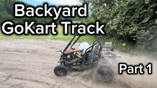 We Reworked Our Backyard Gokart Track! Silas puts the Coleman GK200 to the test! 