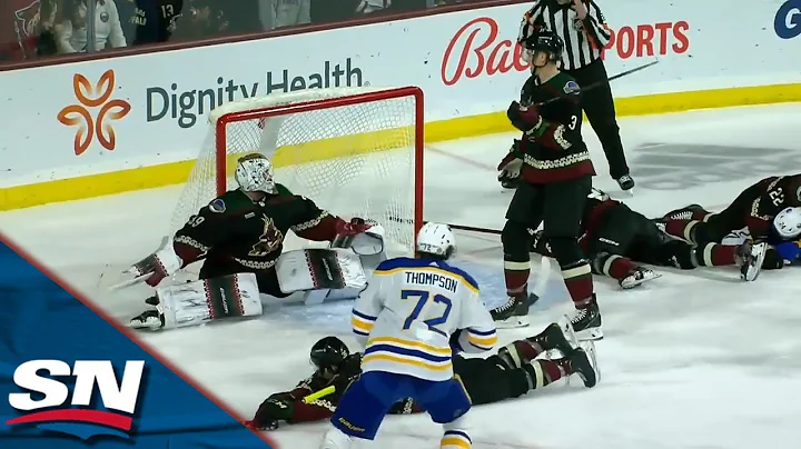 Sabres' Tage Thompson Buries One-Timer After Dahli...