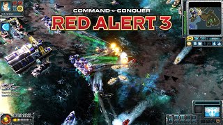 Red Alert 3 Remix MOD Allies Mission 02 PVE Gameplay | Even Brutal AI also assistance!