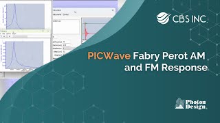 PICWave Time-Domain Simulation of a Fabry-Perot Laser Diode to Calculate Impulse Response | CBS Inc.