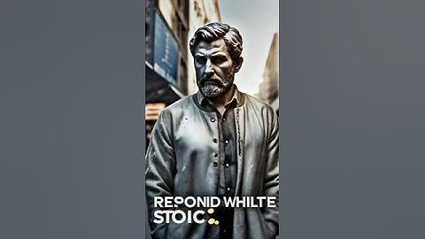 Feel Deeply. Respond Wisely ,Stoic Reaction Control 📛 #ControlYourMind #RespondWisely #DailyStoic