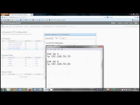 IBM Flex System - Config IP to I/O module